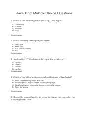 Image result for JavaScript Multiple Choice