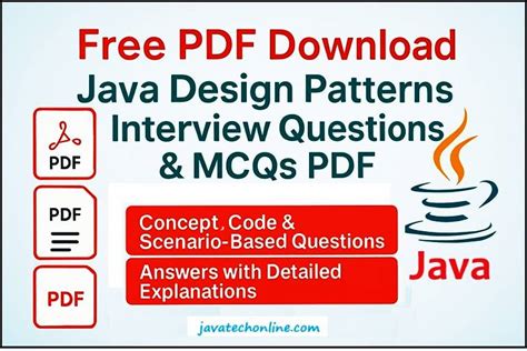 Afbeeldingsresultaten voor Java Design Patterns PDF Download