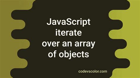 Image result for Iterate Over Object JavaScript