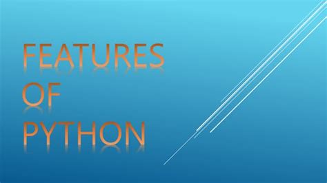 Python Programming Language Features に対する画像結果