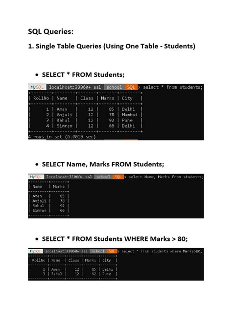 Python SQL Queries に対する画像結果