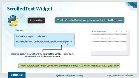 Toradh íomhá ar Python ScrolledText Colors