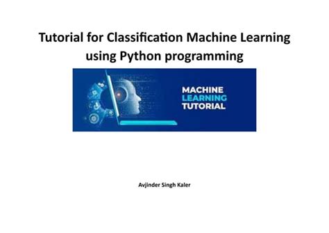 Image result for Python Machine Learning Classification