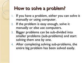 Image result for Basic of a Computing Problem