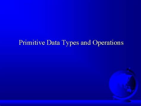 Programming Primitive Operations に対する画像結果