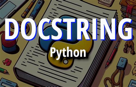 Image result for Docstring Python Def