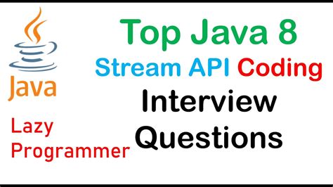 Afbeeldingsresultaten voor Java Stream API Interview Questions