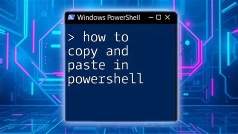 How to Copy a Script into PowerShell に対する画像結果