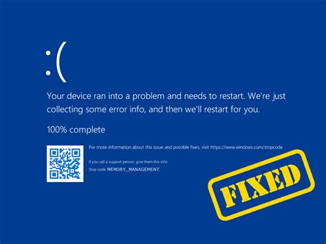 Image result for Windows Stop Code Memory Management
