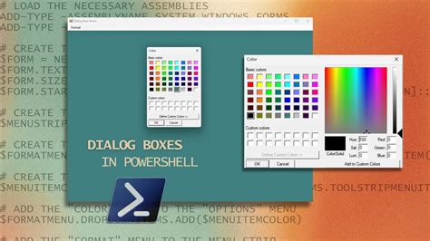 Image result for PowerShell Script Dialog Box