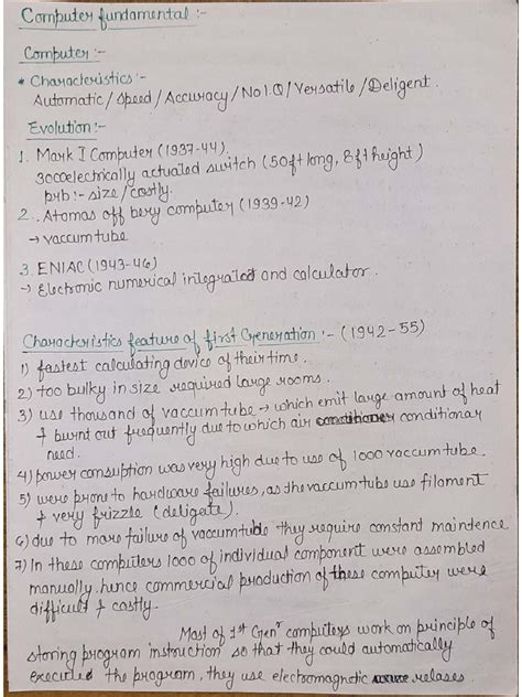 Afbeeldingsresultaten voor Basic Computer Notes