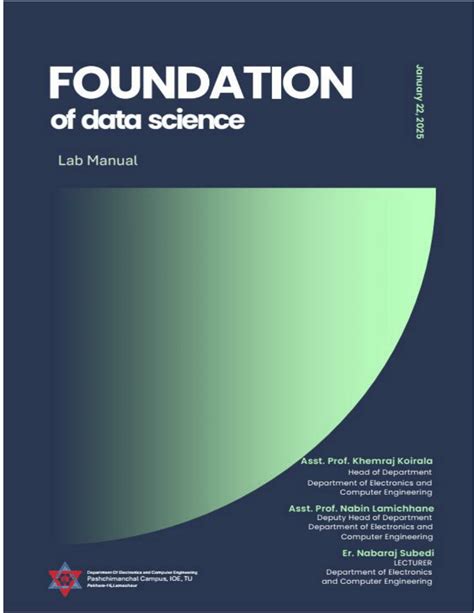 Image result for Data Science Lab Manual Using Python PDF