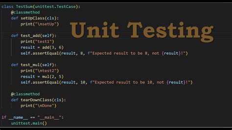Image result for Unit Test Example Python