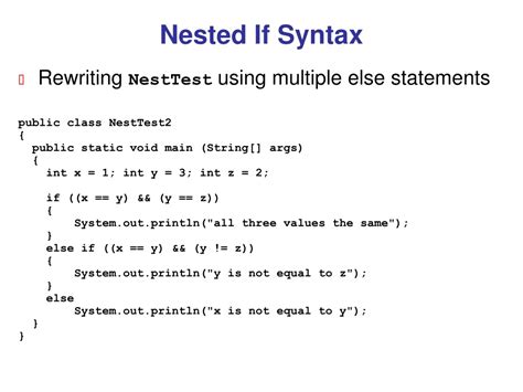 Toradh íomhá ar Nested IF Syntax Java