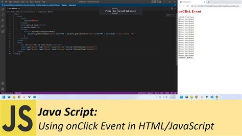 Image result for JavaScript Onclick Example