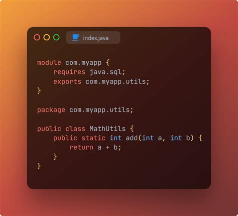 Image result for Module Examples Java