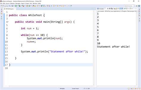 Toradh íomhá ar Do While Loop Java Example