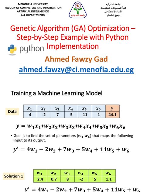 Image result for Genetic Algorithm Intro Python