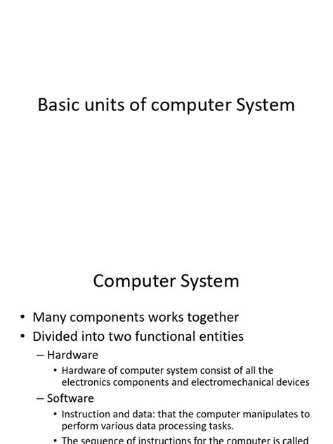 Image result for Computer System Unit Table