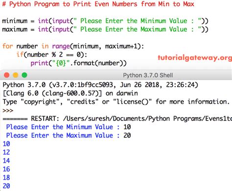 Image result for Python Compiler Code for Even Numbers