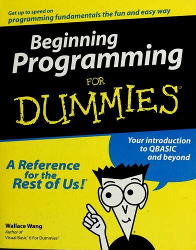 Toradh íomhá ar Computer Programming For Dummies