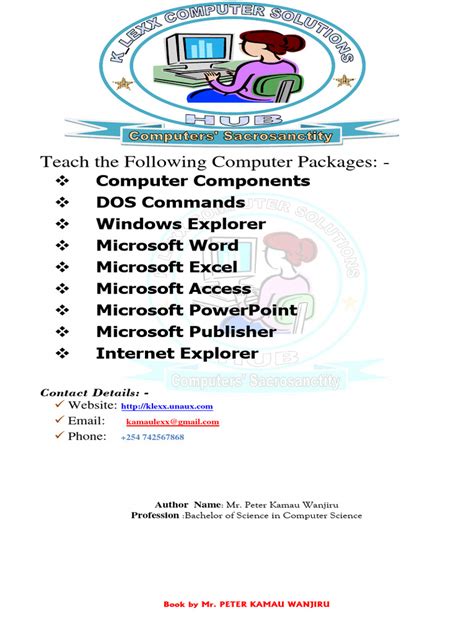 Image result for Computer Packages Lessons PDF