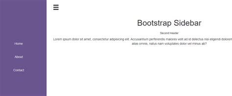Image result for Bootstrap Sidebar Source Code