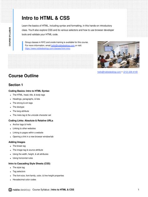 Image result for HTML CSS JavaScript Syllabus