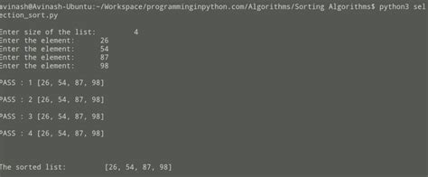 Image result for Selection Sort Python Code