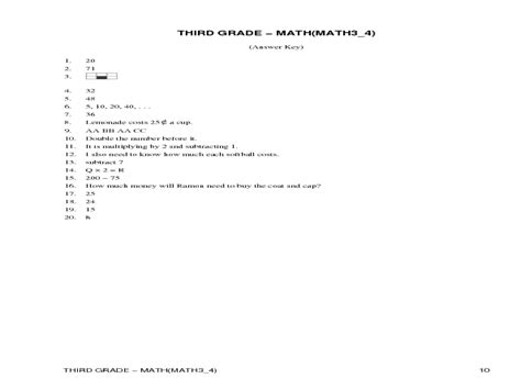 3rd Grad Math Lesson に対する画像結果