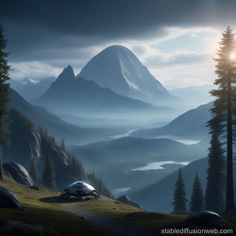 Toradh íomhá ar Alien Landscape Paintings