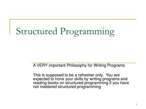 Image result for Structured Programming Introduction