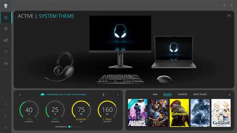 Image result for Alienware Laptop Command Center