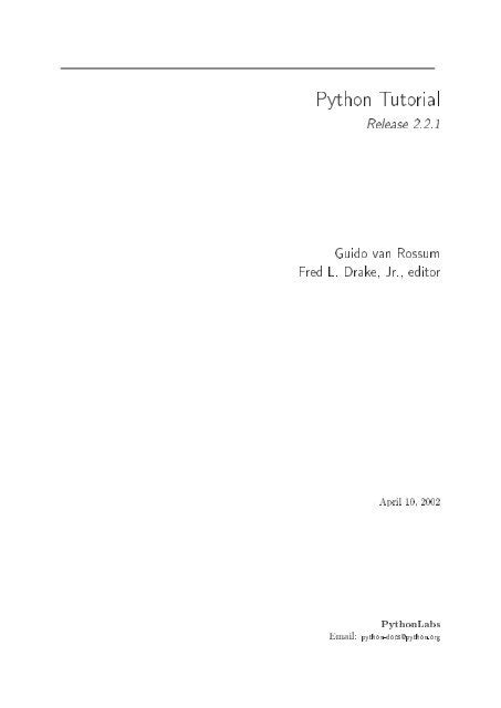 Image result for Python Tutorial PDF Deutsch