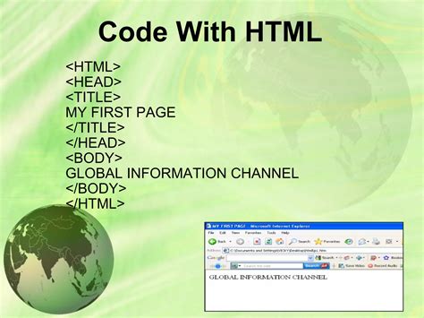 Image result for Introduction to HTML Programming