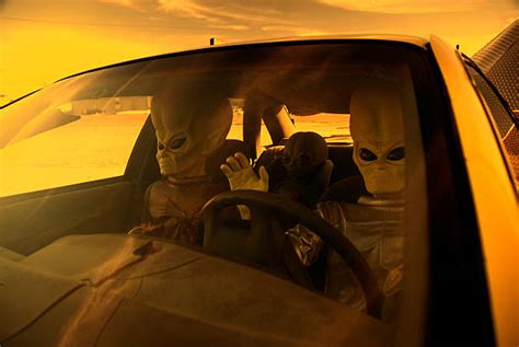 Image result for Alien Chasing Car