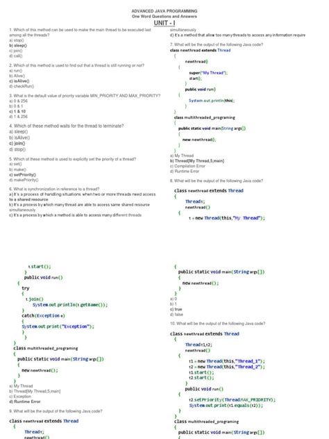 Image result for Java Programming Language Questions