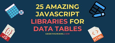 Image result for JavaScript Free Table Library