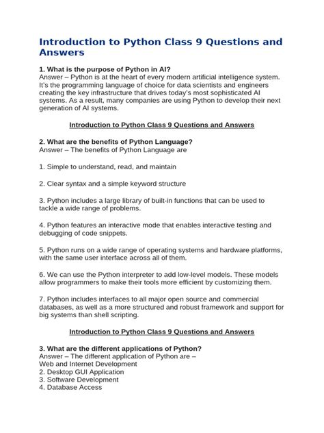 Image result for Python Introduction Question