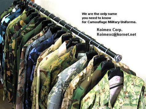 Military Camouflage Uniforms - KOIMEX Corp.