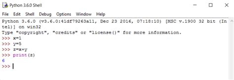 Toradh íomhá ar Writing and Executing First Python Program