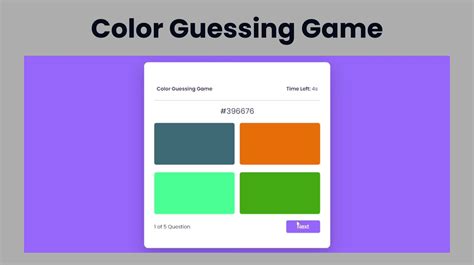 Image result for JavaScript Color Guessing Game