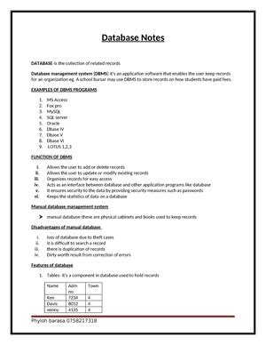 Image result for Computer Form 1 Notes Revision