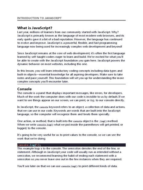 Image result for Introduction to JavaScript PDF