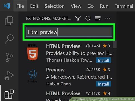 Image result for Visual Studio Code HTML Code Program
