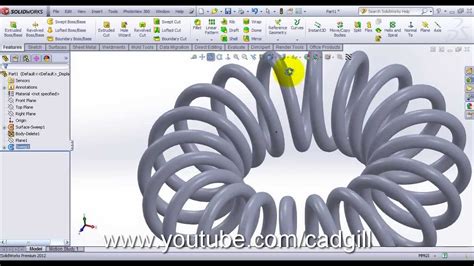 Bildergebnis für SolidWorks Spring Design Tutorial