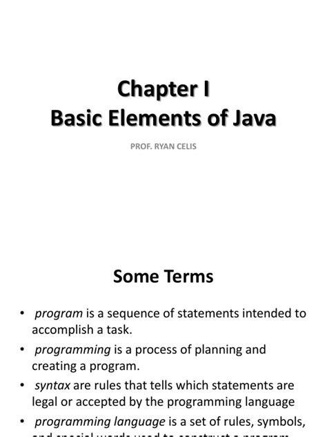 Image result for Basic Elements of Java