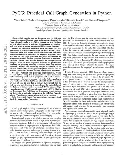 Image result for Python Function Call Graph