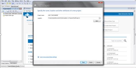 TestComplete Tutorial に対する画像結果