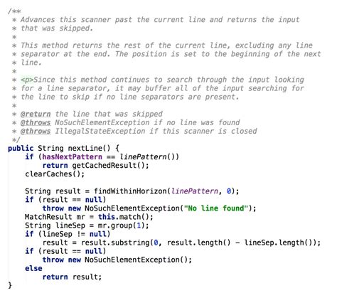 Toradh íomhá ar Scanner Java Example
